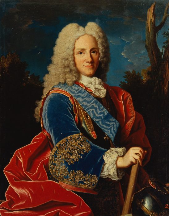 Felipe V hacia 1723. öleo sobre lienzo de Jean Ranc