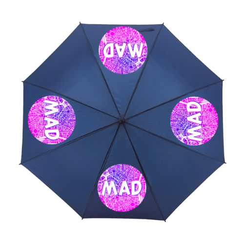 paraguas cenital con logo transparente